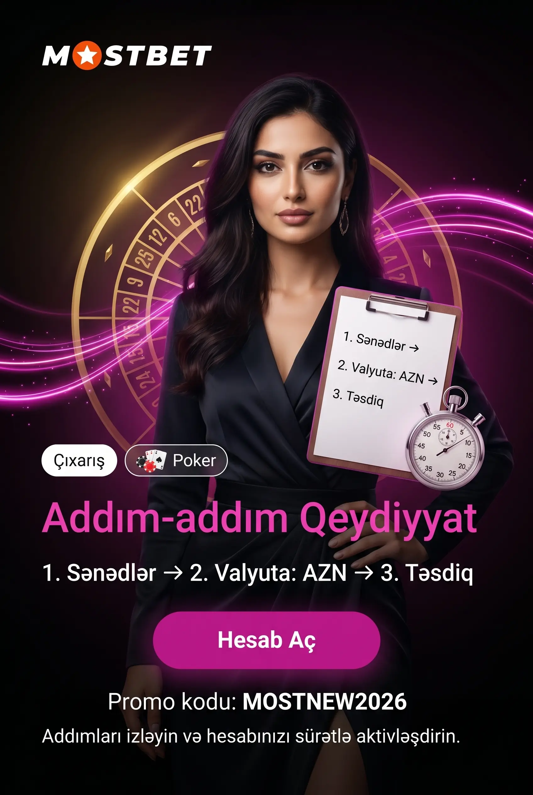Qeydiyyat zamanı addım-addım proses