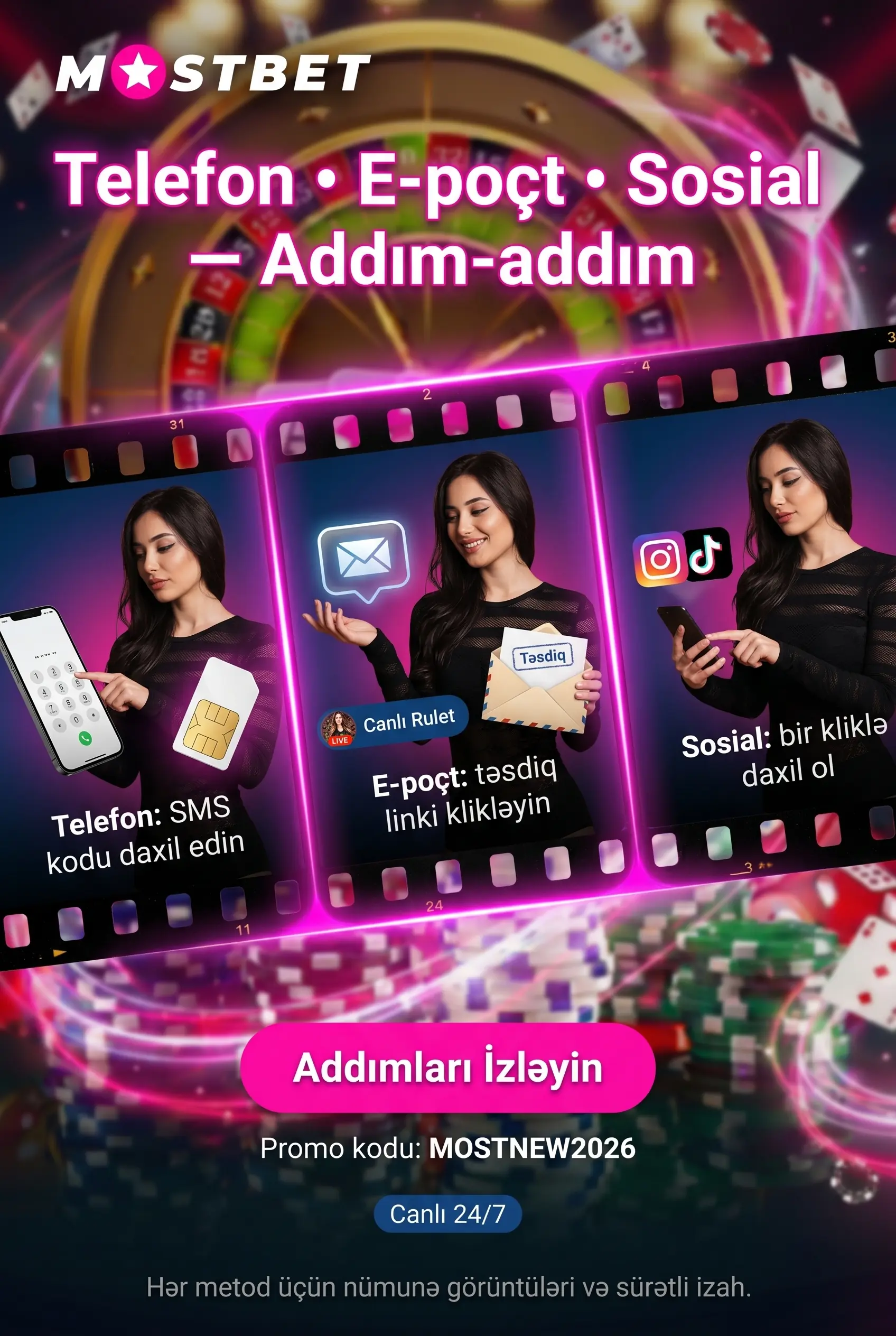 Mostbet qeydiyyat addımları tam təlimat