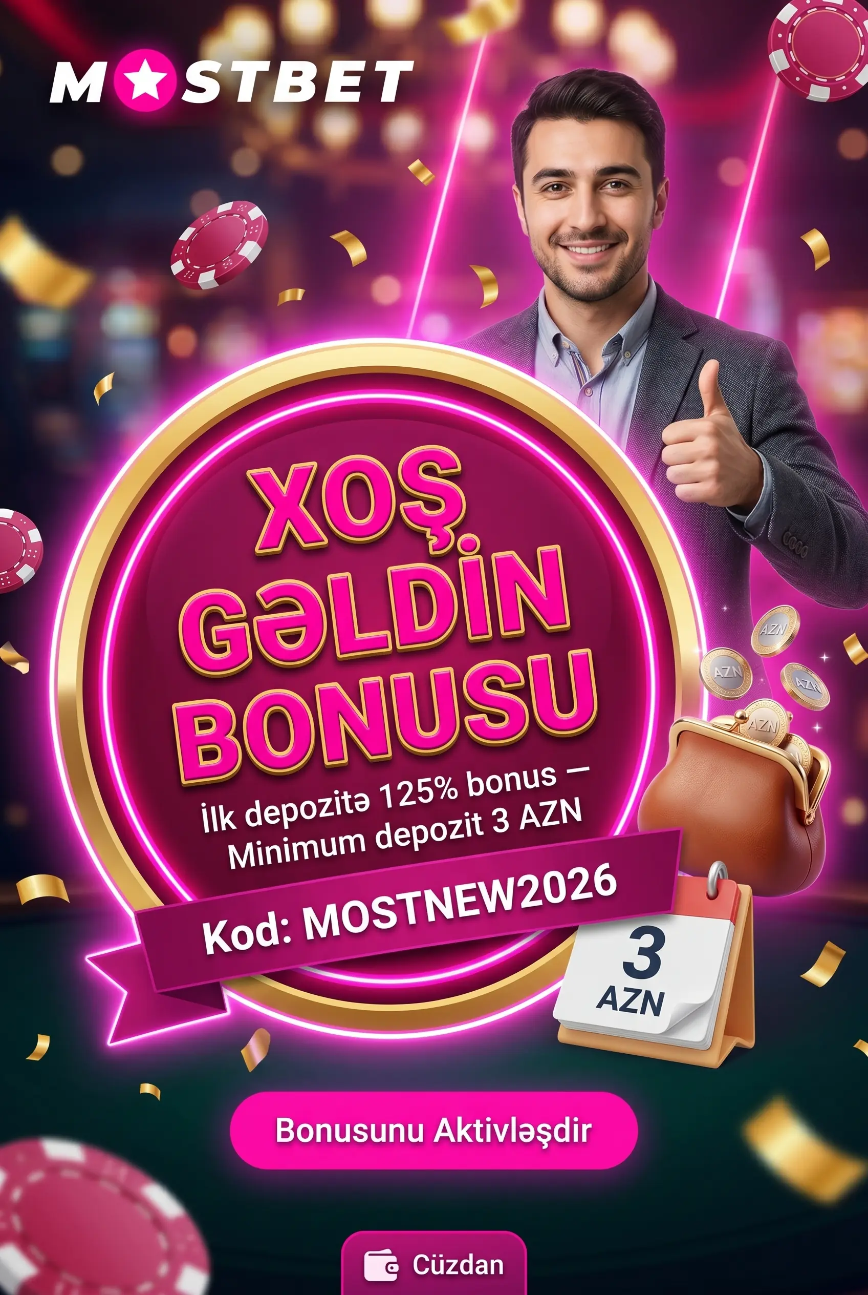 İlk Depozitə Xoş Gəldin Bonusu