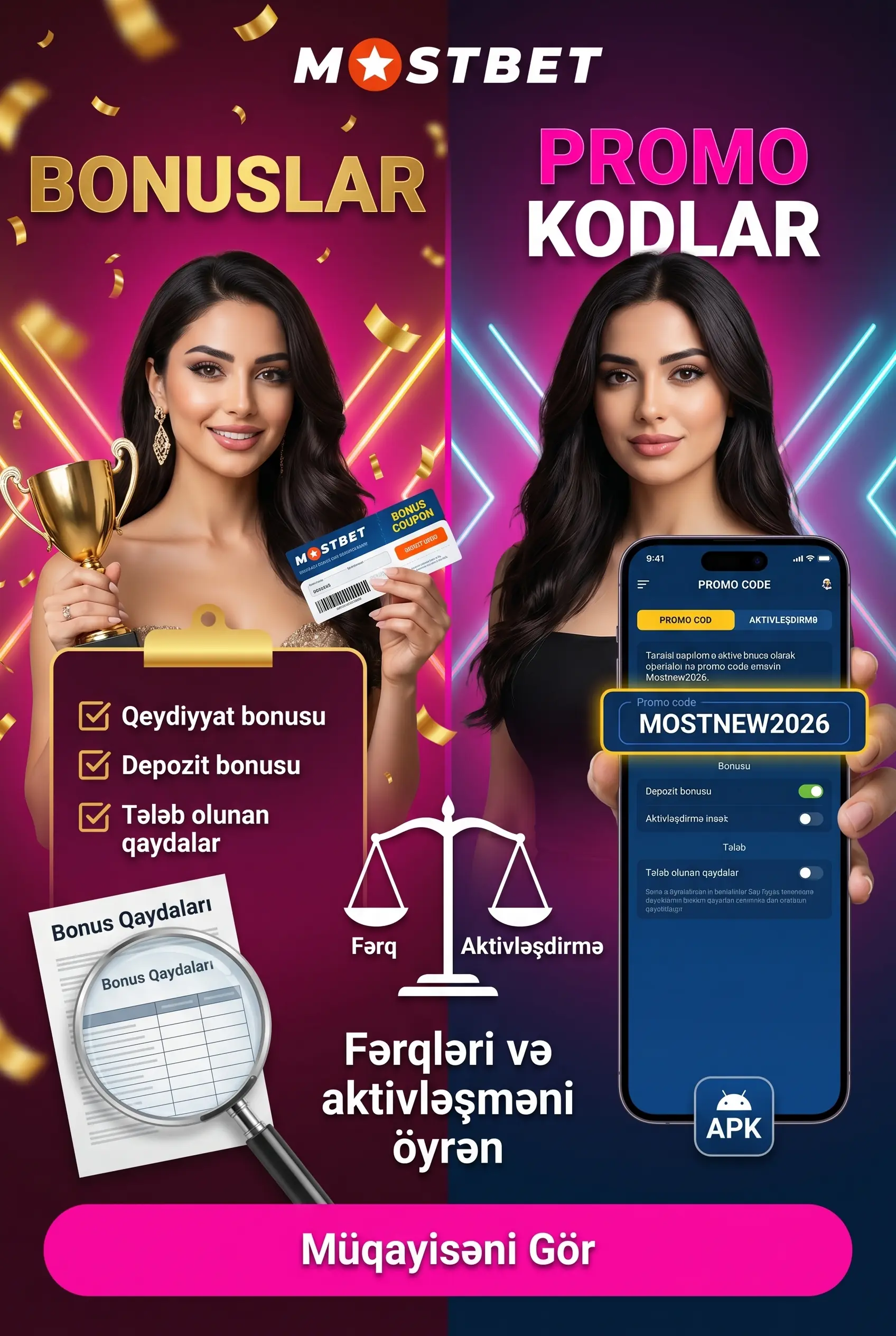 Mostbet Bonuslar və Promo Kodlar: Fərq Nədir