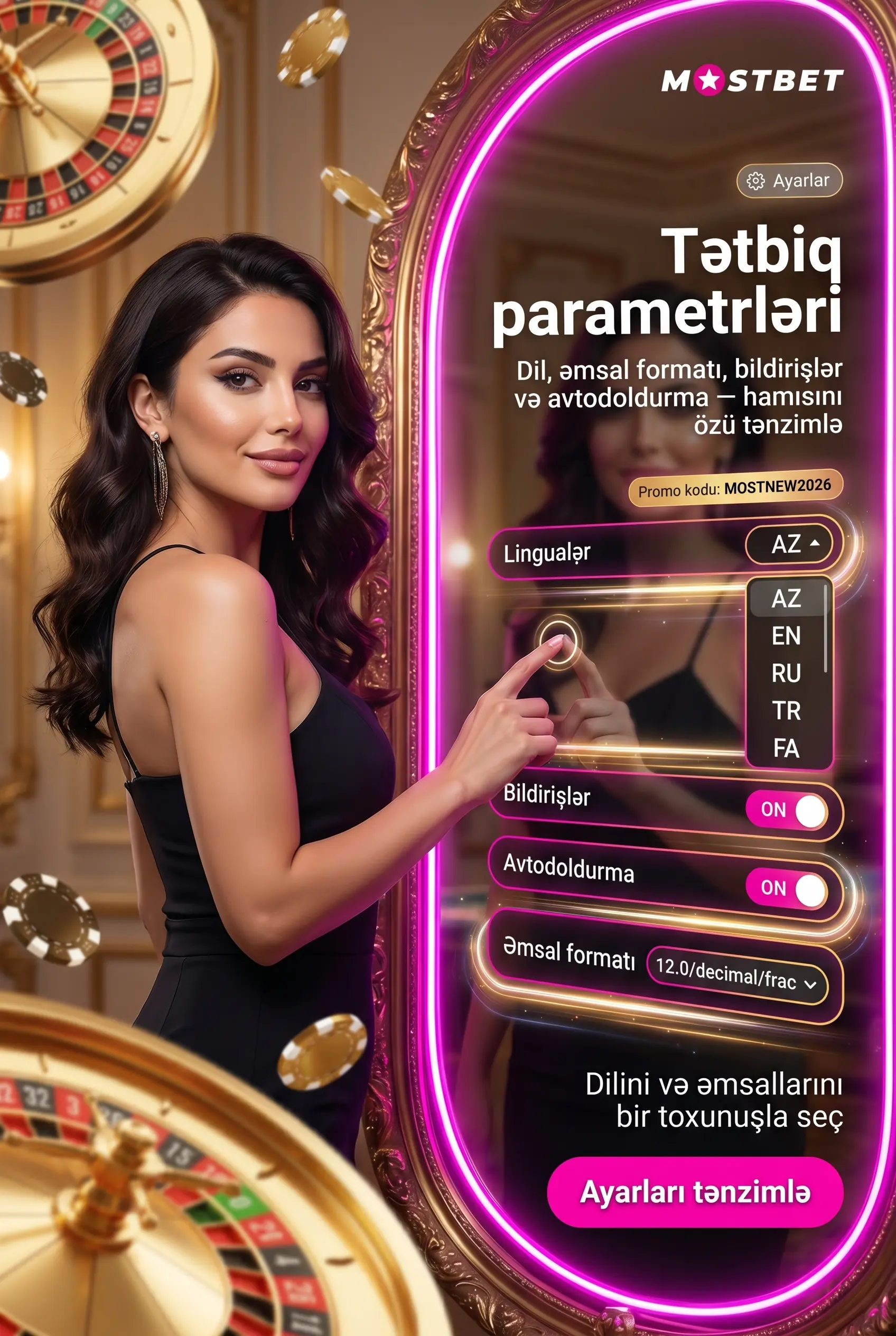 Faydalı Tətbiq Parametrləri